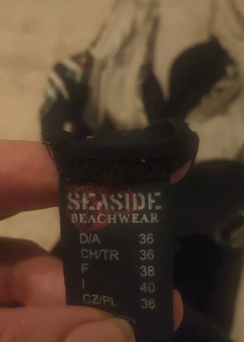 Bohem Siyah Kemerli Kadın Mayo - Görsel 4