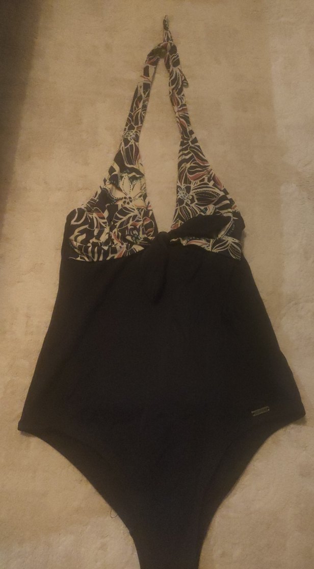 Bohem Siyah Kemerli Kadın Mayo - Görsel 2