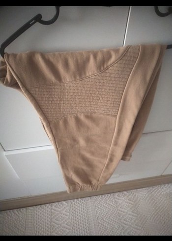 Bershka Erkek Bej lastikli pacaları , eşofman - Görsel 3