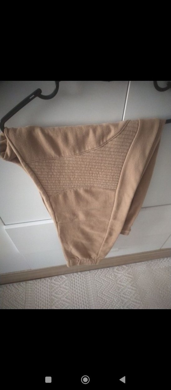 Bershka Erkek Bej lastikli pacaları , eşofman - Görsel 3