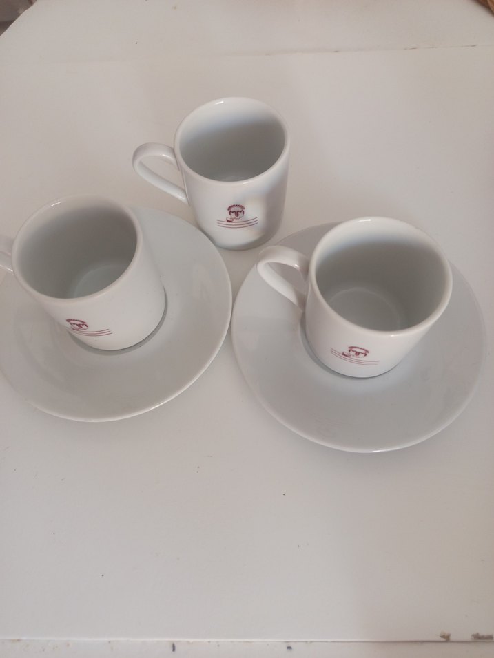Beyaz porselen Kütahya 2 li Kahve Fincanı Seti - Görsel 4