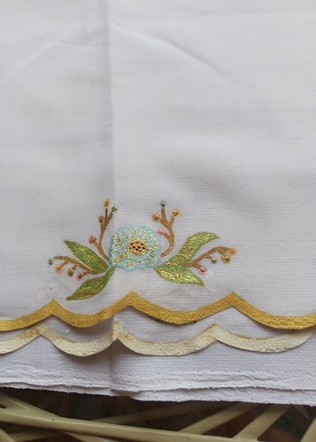 pastel renkler de elde boyama yapılarak el emeği namaz bezi - Görsel 4