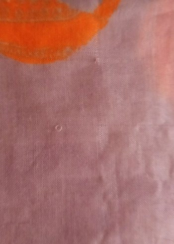 bej zemin üzerine pembe turuncu figürler - Görsel 5