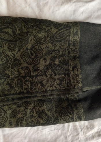 Bohem Tarz yeşil ve tonları şal desenli Kadın Şal - Görsel 7