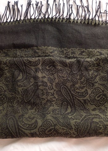 Bohem Tarz yeşil ve tonları şal desenli Kadın Şal - Görsel 8