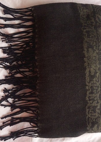 Bohem Tarz yeşil ve tonları şal desenli Kadın Şal - Görsel 3