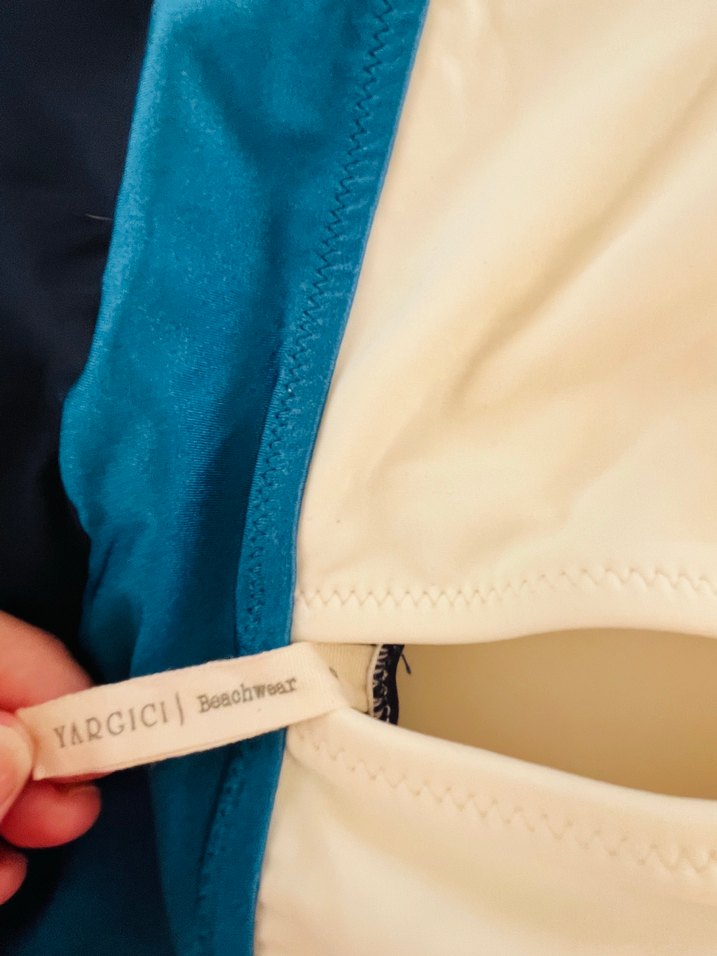 Dekolteli halter yaka Kadın Mayo - Görsel 5