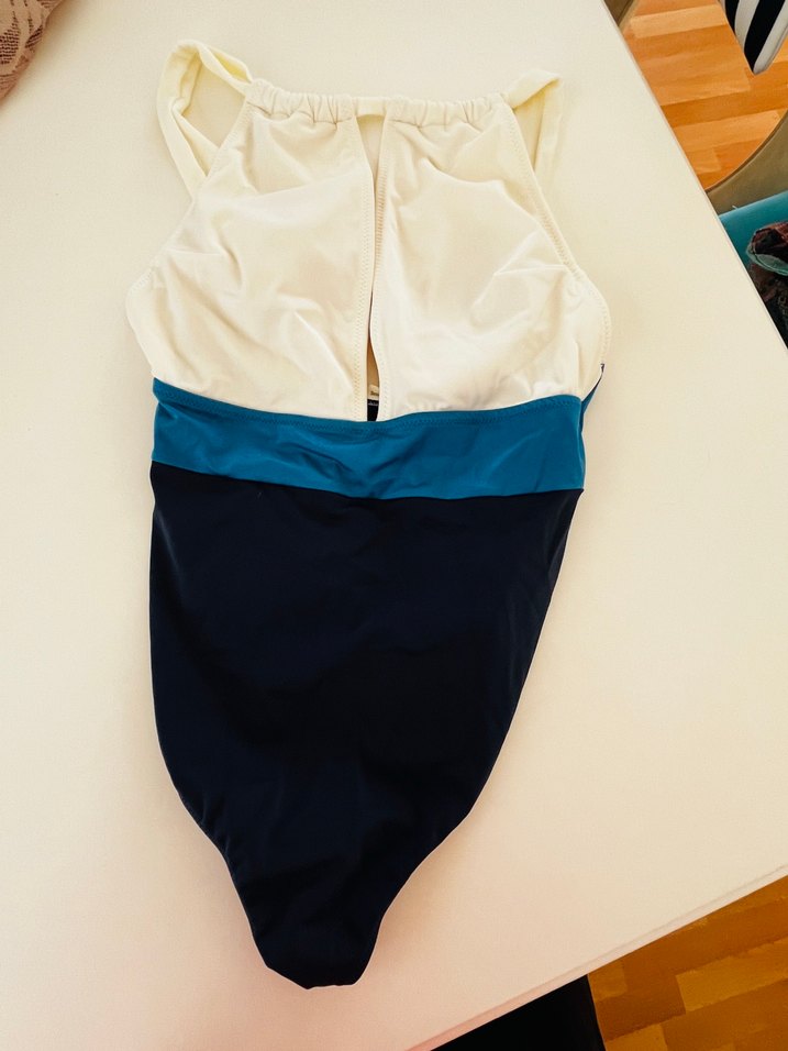 Dekolteli halter yaka Kadın Mayo - Görsel 4