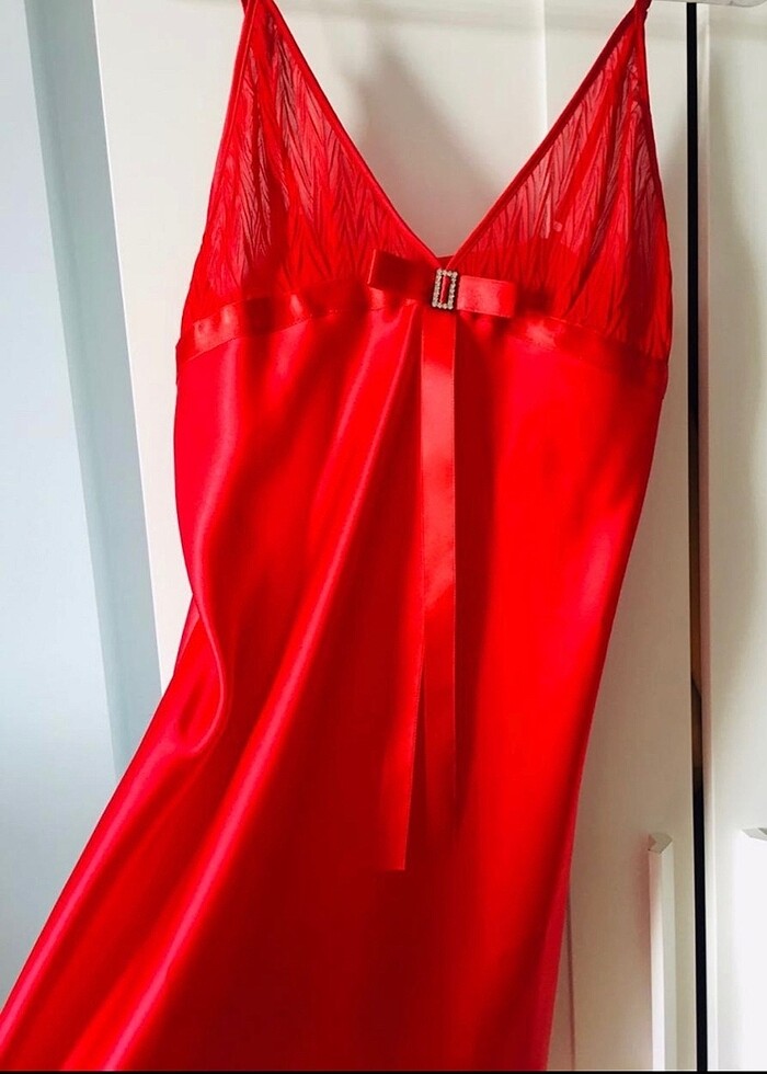 Saten gecelik - Görsel 2