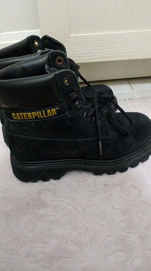 Siyah CAT Kadın Lastik Botlar - Görsel 2