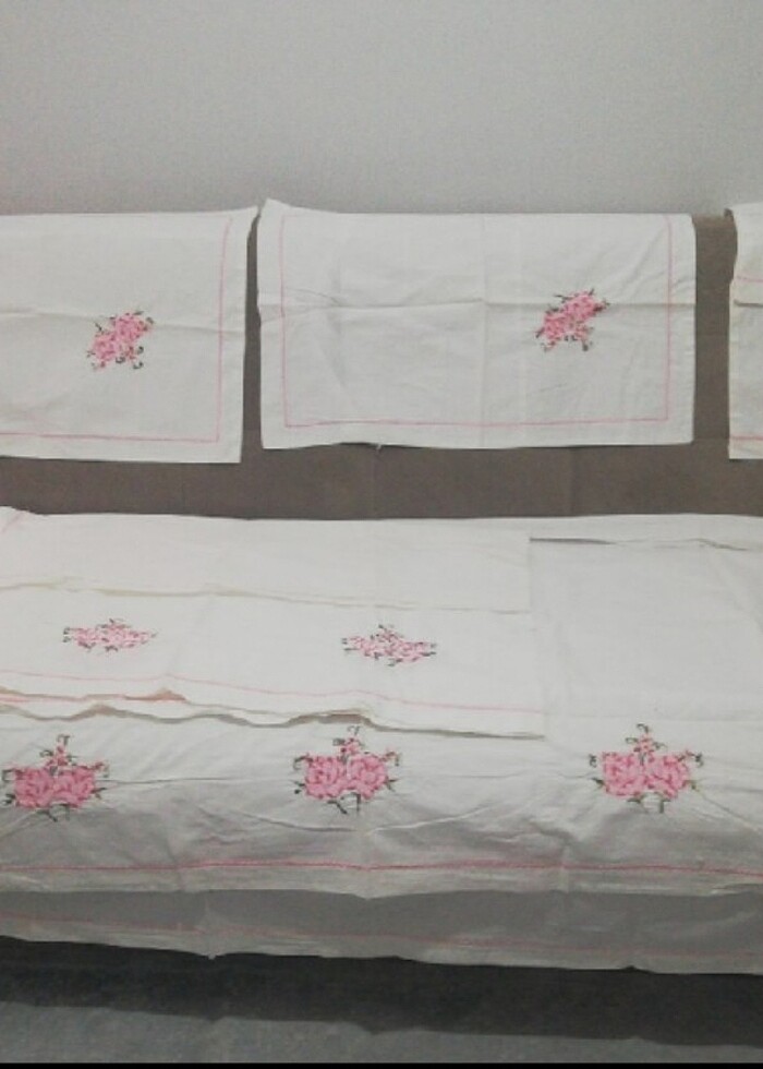 Çeyizlik yatak çarşaf takımı - Görsel 3