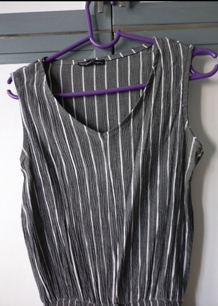 Yazlık brümcük kumaş elbise - Görsel 4