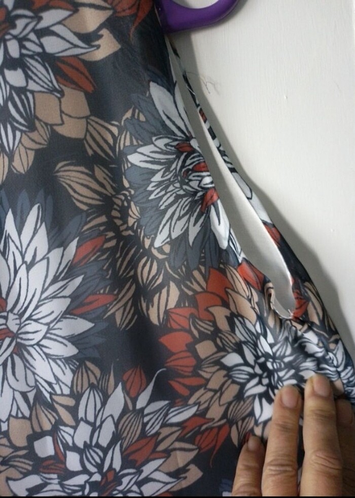 Şifon elbise sıfır değerinde yazlık - Görsel 3