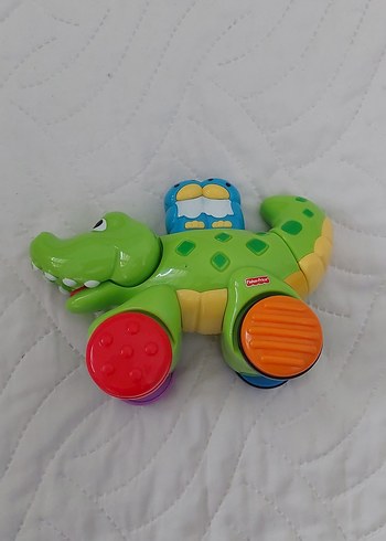 Renkli Yeşil Timsah Eğitici Oyuncak - Görsel 2