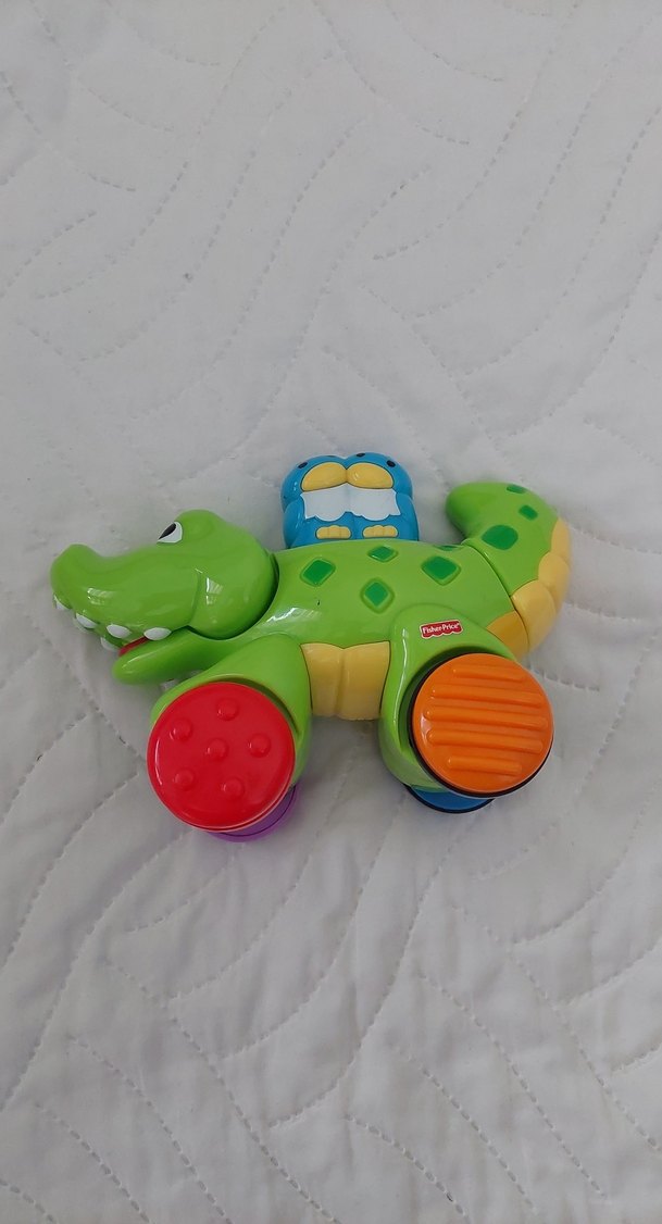 Renkli Yeşil Timsah Eğitici Oyuncak - Görsel 2