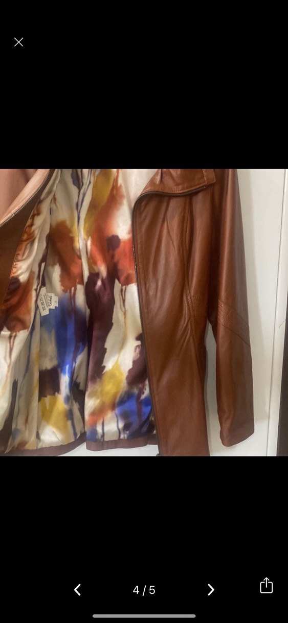 Deri Kadın Ceket - Görsel 4