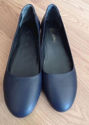 gerçek deri Kadın Günlük Dolgu Ayakkabı - Görsel 2