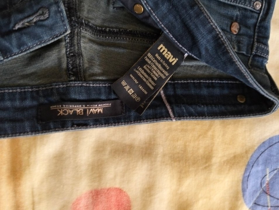 Kadın Lacivert Kot Pantolon - Görsel 3