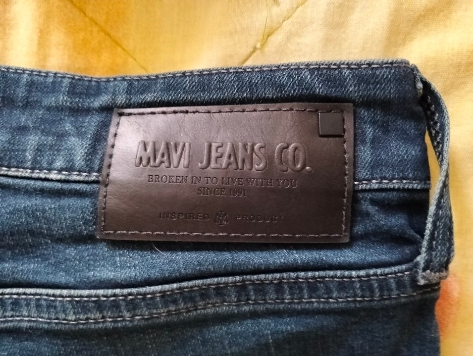 Kadın Lacivert Kot Pantolon - Görsel 5