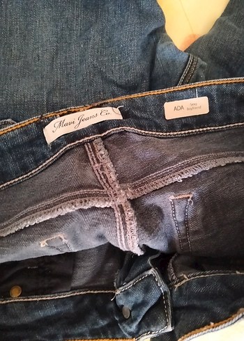 Kadın Lacivert mavi Jean Pantolon - Görsel 7