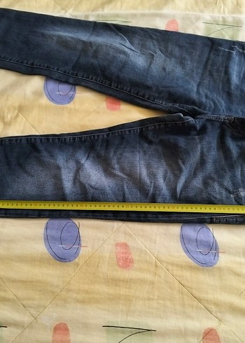 44 Beden Kadın Lacivert mavi Jean Pantolon