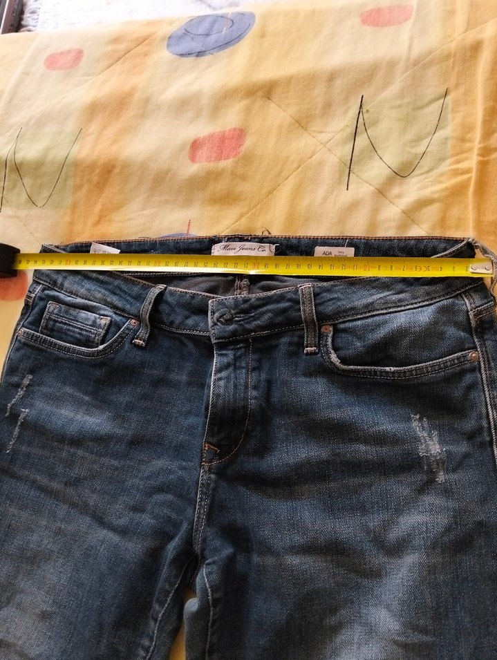 Kadın Lacivert mavi Jean Pantolon - Görsel 2