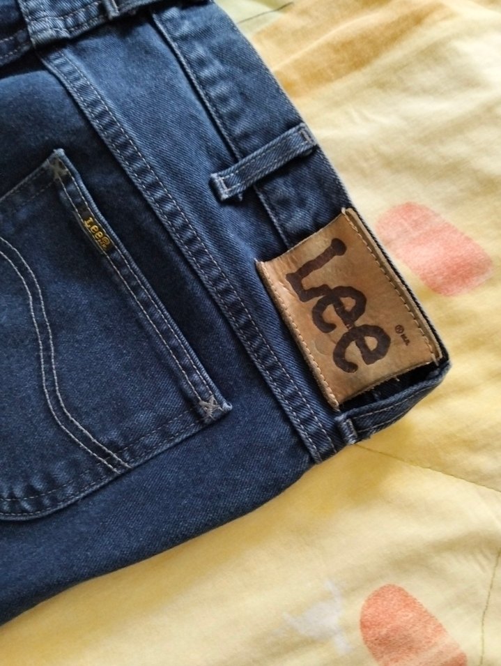 Koyu Mavi lee Jean - Görsel 2