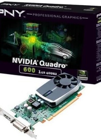  Beden Renk PNY Nvidia Quadro 600 1GB DDR3 128 Bit PCI-E 2.0 Profesyonel Ekr