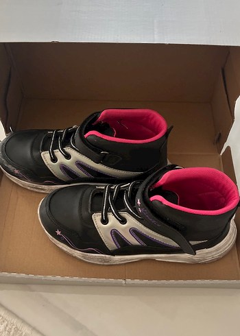 Kız Çocuk Pembe Rock Punk Spor Ayakkabı - Görsel 2