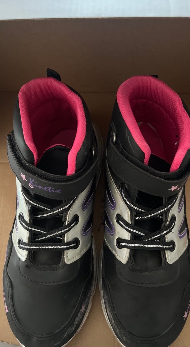 Kız Çocuk Pembe Rock Punk Spor Ayakkabı - Görsel 3