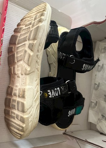 Renkli Baskılı Tokalı Kız Çocuk Sandalet - Görsel 3