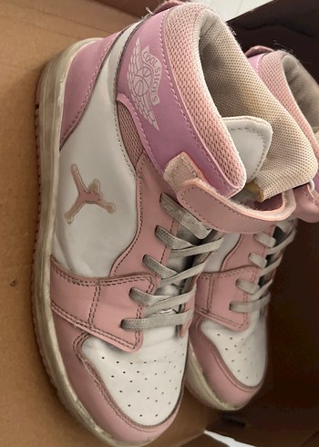 Pembe Spor Ayakkabı, Dolgu Topuklu, Bağcıklı - Görsel 2