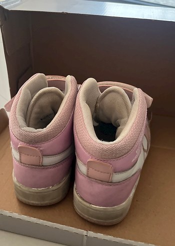 Pembe Spor Ayakkabı, Dolgu Topuklu, Bağcıklı - Görsel 4