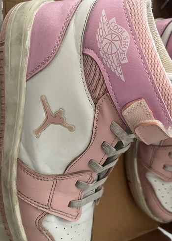 Pembe Spor Ayakkabı, Dolgu Topuklu, Bağcıklı - Görsel 3