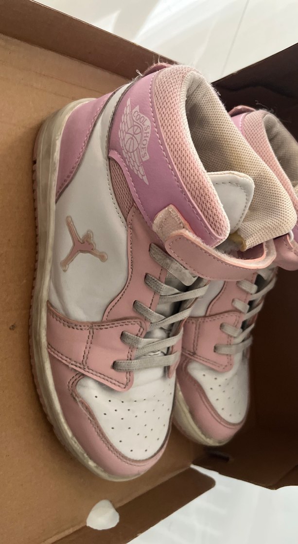 Pembe Spor Ayakkabı, Dolgu Topuklu, Bağcıklı - Görsel 2