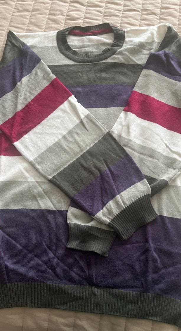 Çok Renkli Erkek Triko Kazak - Görsel 3