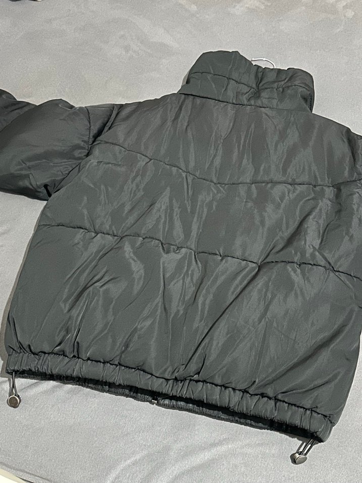 Siyah Kadın Mont - Görsel 5