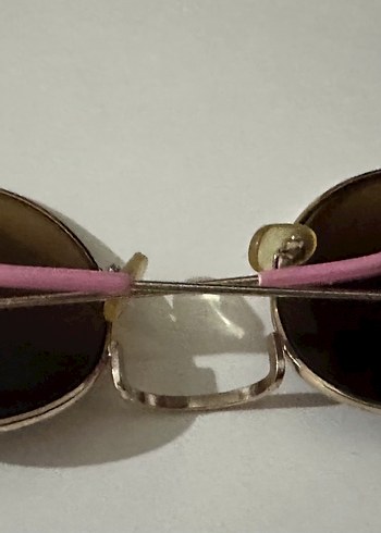 Pembe Tokalı Parisli Retro Kadın Güneş Gözlüğü - Görsel 4