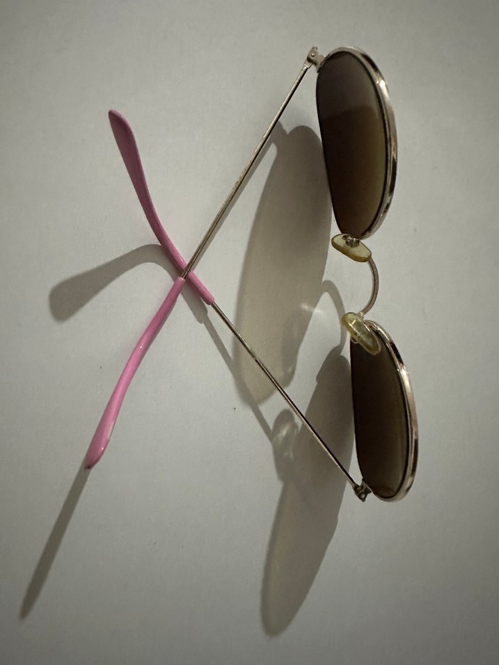 Pembe Tokalı Parisli Retro Kadın Güneş Gözlüğü - Görsel 3