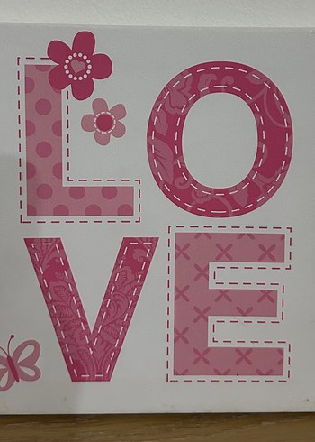 Pembe Temalı Sanat 3lü tablo - Görsel 3