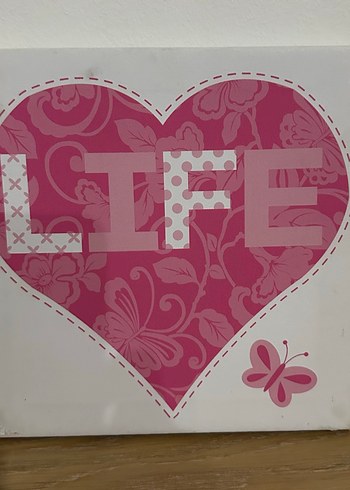 Pembe Temalı Sanat 3lü tablo - Görsel 6