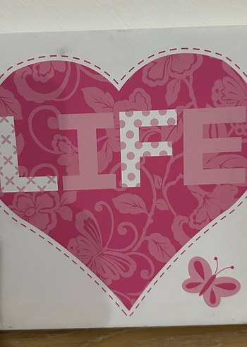 Pembe Temalı Sanat 3lü tablo - Görsel 2