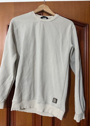 Gri Erkek Bisiklet Yaka Uzun Kollu Sweatshirt - Görsel 2