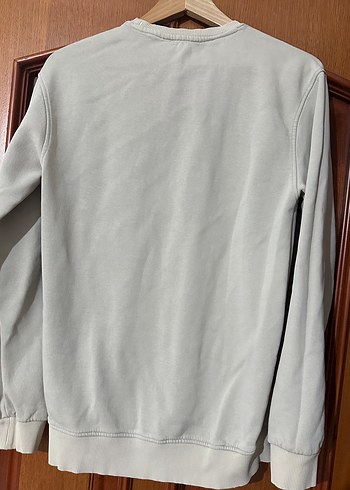 Gri Erkek Bisiklet Yaka Uzun Kollu Sweatshirt - Görsel 4