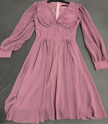 Sifon kadın elbisesi - Görsel 7