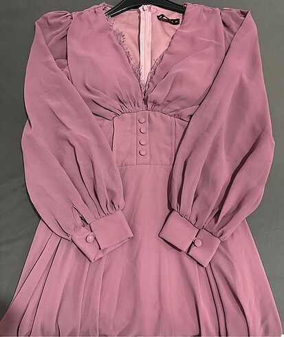 Sifon kadın elbisesi - Görsel 9