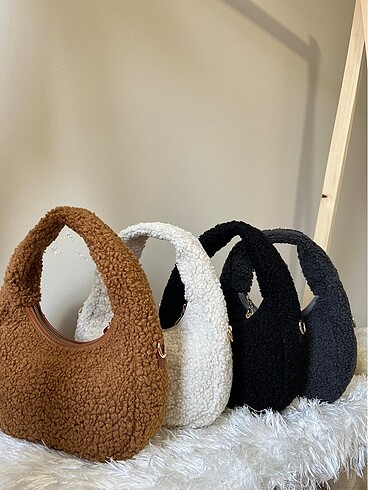 Diğer Teddy model pelus çanta