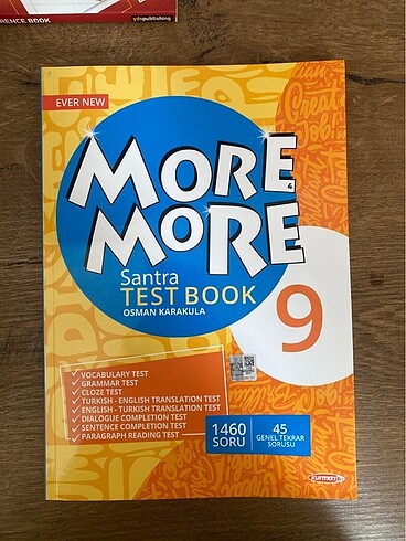 9. sınıf more and more test book