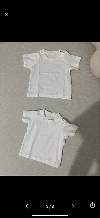 3 Ay Beden H&M tshirt 2li