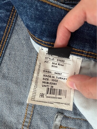 33 Beden Ltb pantolon